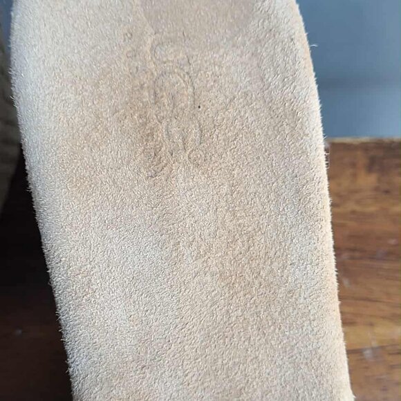 UGG Alvina Slip on Beige Suede Jute Wedge Mule Slides size 10 - Picture 11 of 13